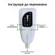 Електрогрілка 2 в 1  для ніг і тіла Electric Foot Warmer 40×40 см, 50 Вт, з таймером та 6 режимів підігріву, 12 міс гарантії