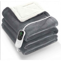 Електрична ковдра з підігрівом ElectricBlanket, 130х180 см,  + Таймер,12міс. гарантія
