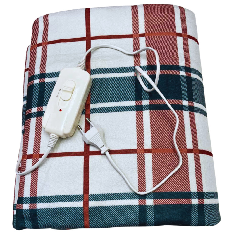 Електричне простирадло двоспальне Electric blanket 140х160 см ОДНОЗОННЕ, 2 р. гарантії, Туреччина