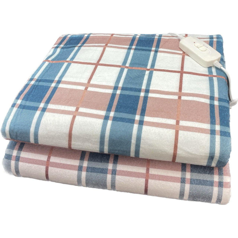 Електропростирадло з підігрівом Electric blanket двоспальне, ОДНОЗОННЕ150х180 см, 500г/м,2 роки гарантії,Туреччина