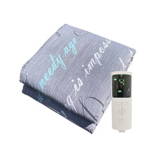 Електропростирадло двуспальне в бязевому Люкс чохлі 140х160 см Home Textile Comfort, 9 режимів підігріву +таймер відключення, Туреччина, 1 р. гарантії