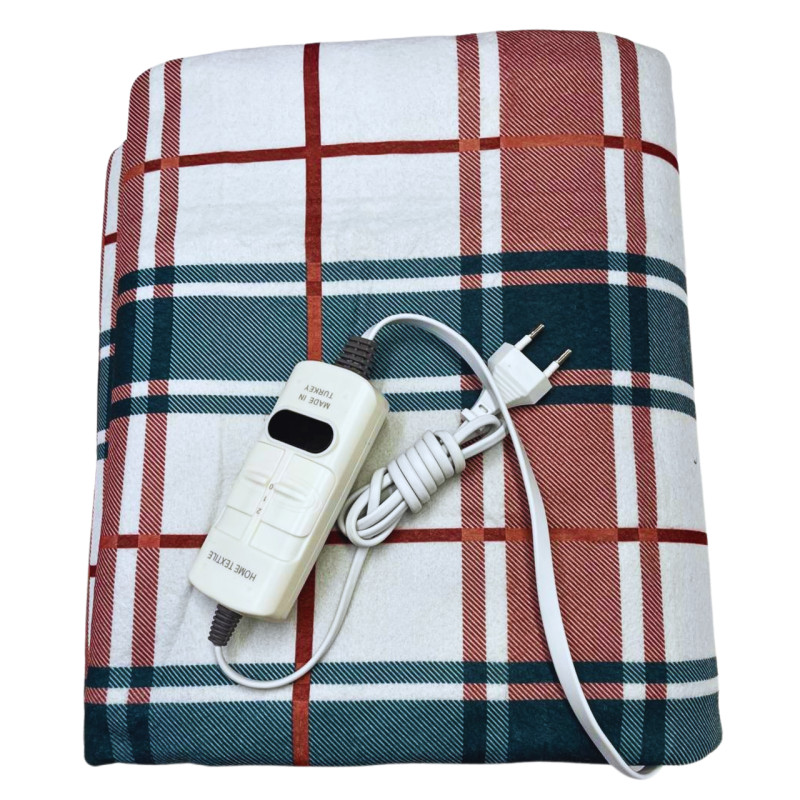 Електричне простирадло Electric blanket двозонне 140х160 см, 2 р. гарантії, Туреччина