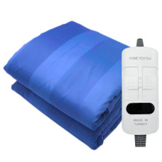 Електричне простирадло Electric blanket двозонне в водонепроникному чохлі 140х160 см, 2 р. гарантії, Туреччина