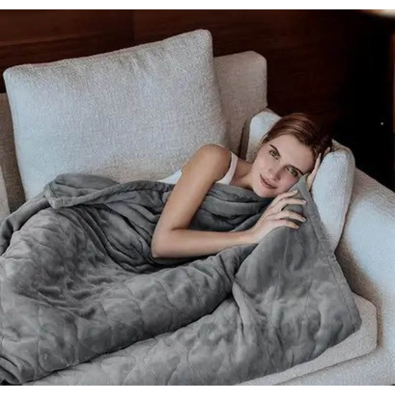 Електрична ковдра з підігрівом ElectricBlanket, 130х180 см,  + Таймер,12міс. гарантія