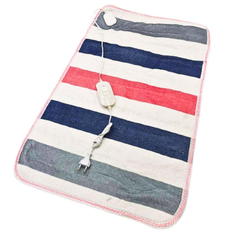 Електрична грілка Electric Blanket в бязевому чохлі 80х50 см, Туреччина, 1 рік гарантії 