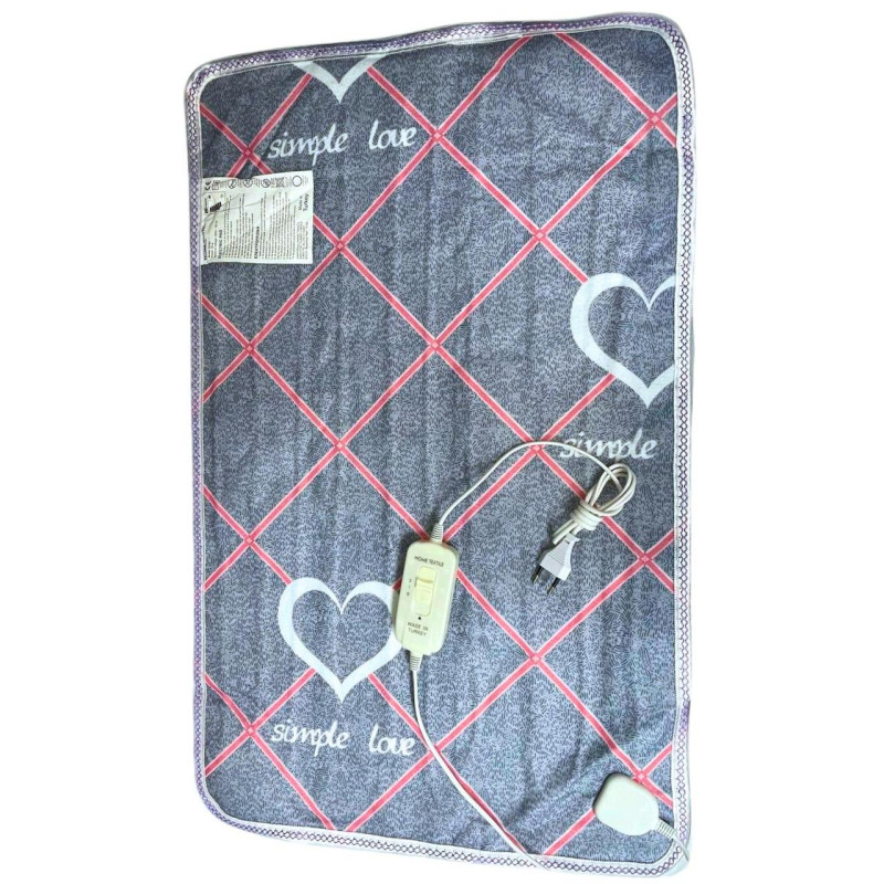 Електрична грілка Electric Blanket 80х50 см, Туреччина, 1 рік гарантії