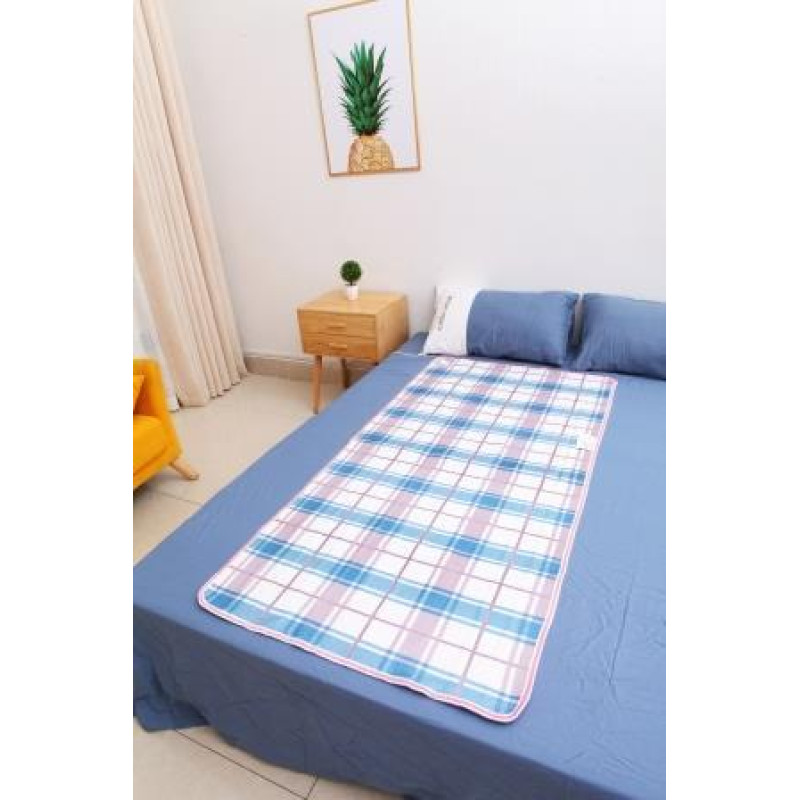 Електропростирадло односпальне з ЗАХИСТОМ ВІД ПЕРЕНАПРУГИ Home textile 75х160 см, Туреччина, 2 роки гарантії 