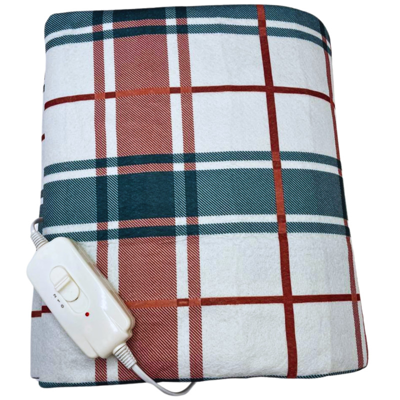 Електричне простирадло з підігрівом односпальне Electric blanket, 75х150 см, 2 роки гарантії, Туреччина