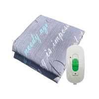 Електропростирадло Электропростынь односпальна Home textile 75х160 см, Туреччина, 1 рік гарантії,600 г/м +ЗАХИСТ ВІД ПЕРЕНАПРУГИ Бязь Люкс